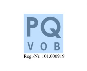 PQ VOB Zertifizierung